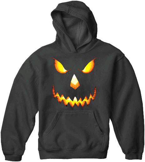 Mean Pumpkin Head Halloween Hoodie