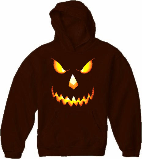 Mean Pumpkin Head Halloween Hoodie