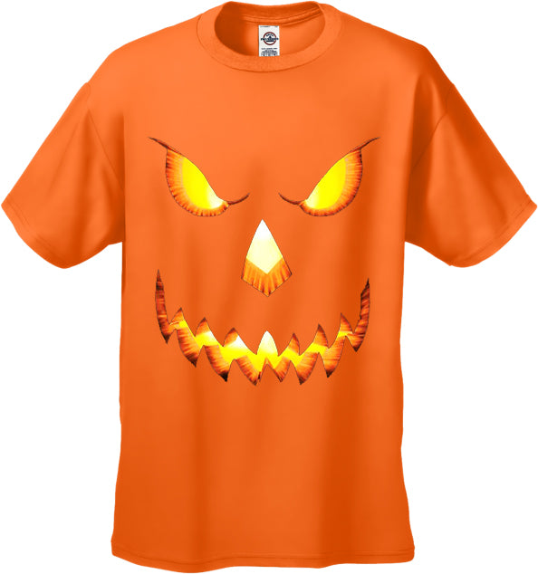 Mean Pumpkin Head Halloween Men's T-Shirt