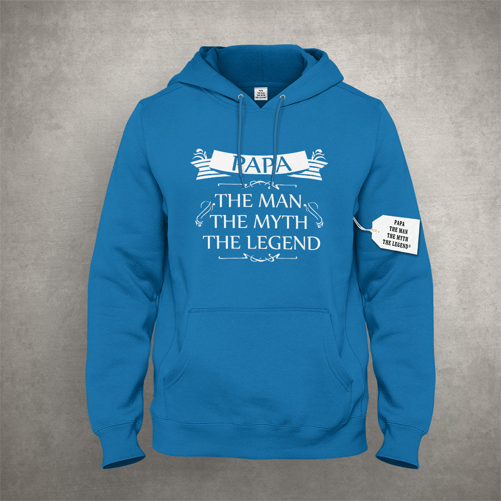Mens Papa - The Man, The Myth, The Legend Fathers Day Adult Hoodie