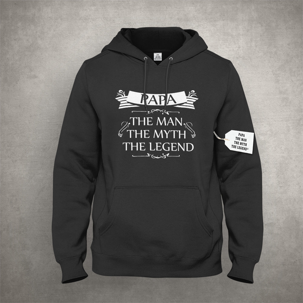 Mens Papa - The Man, The Myth, The Legend Fathers Day Adult Hoodie