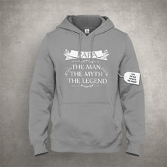 Mens Papa - The Man, The Myth, The Legend Fathers Day Adult Hoodie