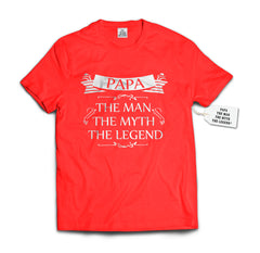 Mens Papa - The Man, The Myth, The Legend® Fathers Day T-shirt