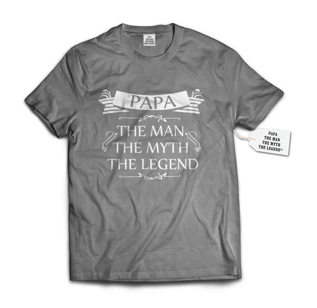 Mens Papa - The Man, The Myth, The Legend® Fathers Day T-shirt