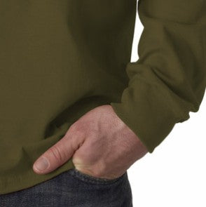 Mens Premium Long Sleeve T-Shirt (Olive)