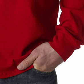 Mens Premium Long Sleeve T-Shirt (Red)