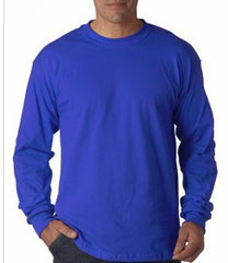 Mens Premium Long Sleeve T-Shirt (Royal Blue)