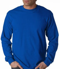 Mens Premium Long Sleeve T-Shirt (Royal Blue)