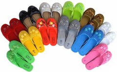 Mesh Chinese Slippers (Red)