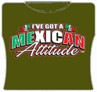 Mexican Attitude Girls T-Shirt
