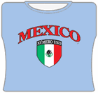 Mexico Numero Uno Girls T-Shirt