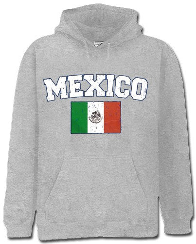 Mexico Vintage Flag International Hoodie