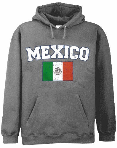 Mexico Vintage Flag International Hoodie