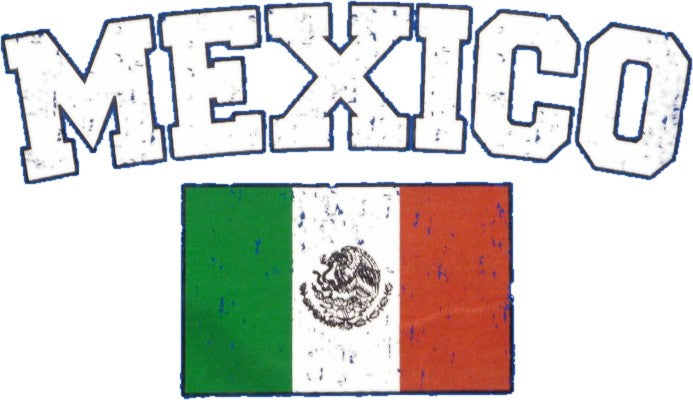 Mexico Vintage Flag International Hoodie