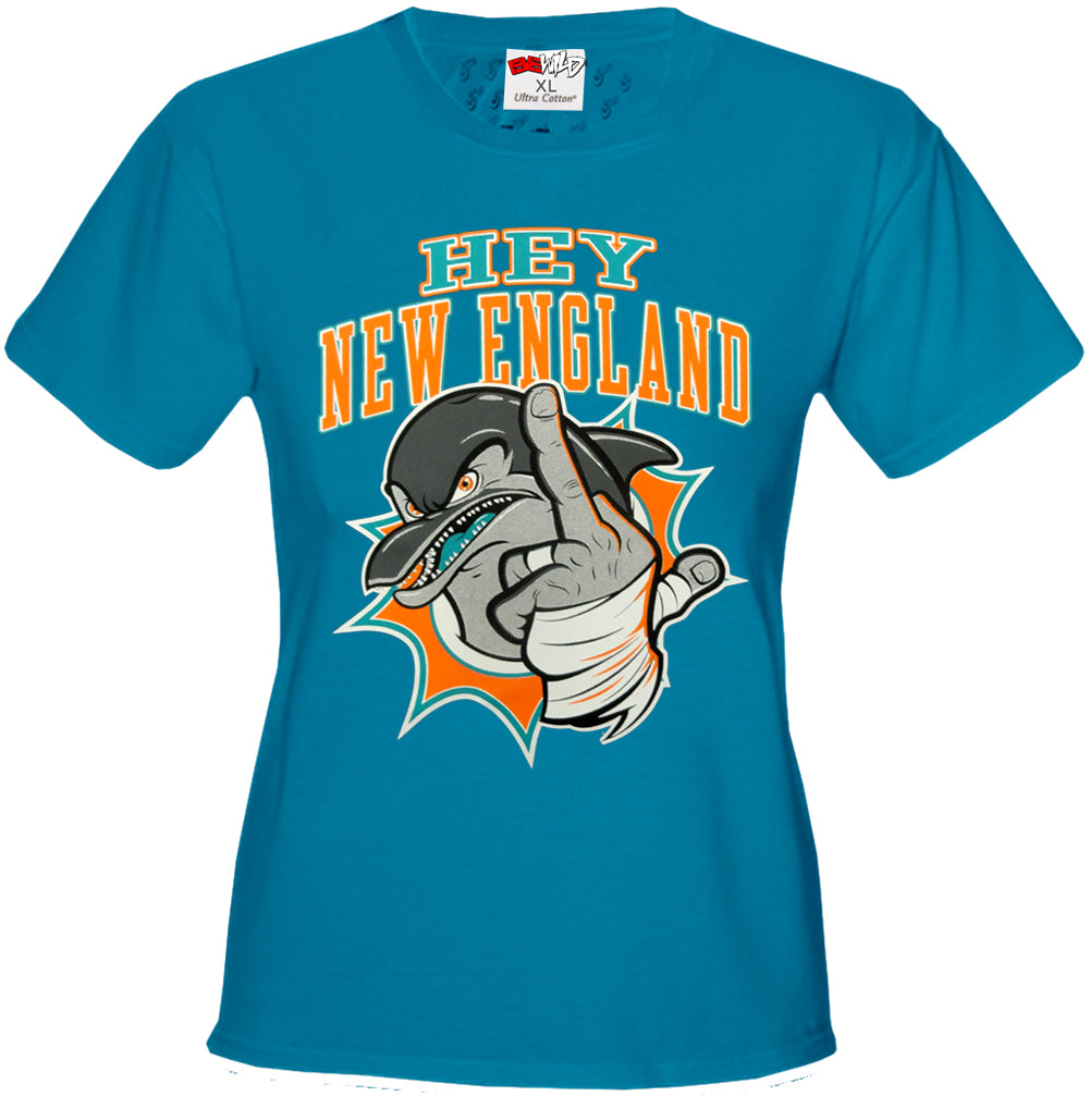 Miami Fan - Hey New England Girls T-shirt