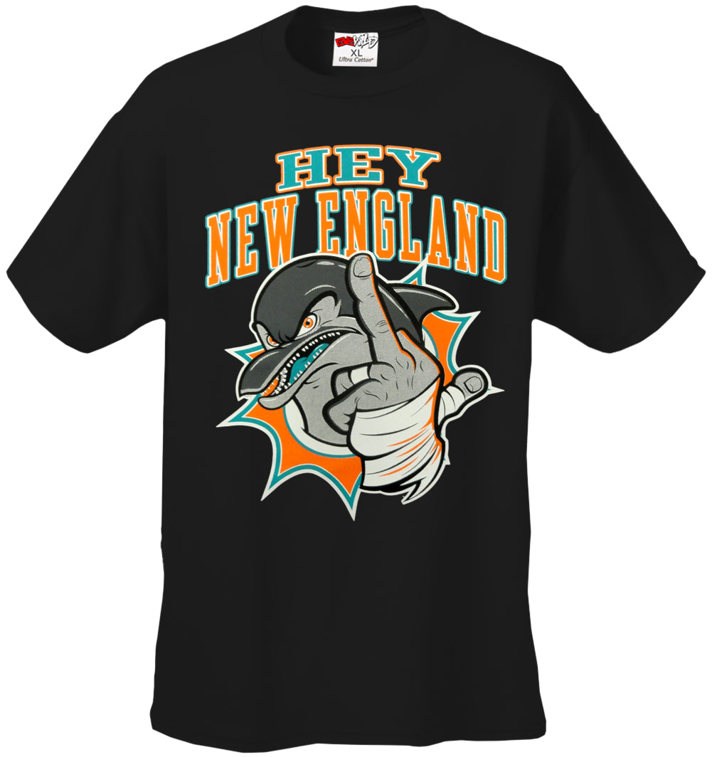 Miami Fan - Hey New England Mens T-shirt