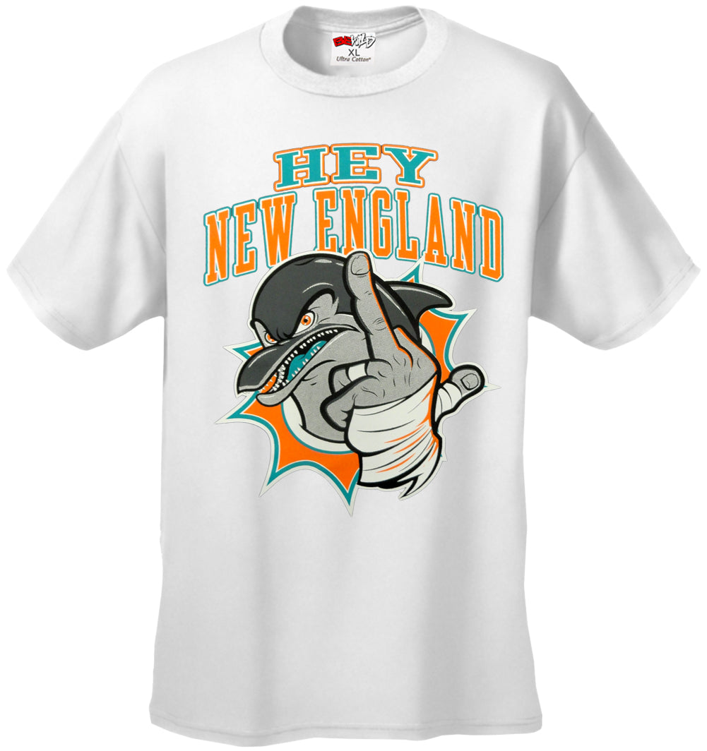 Miami Fan - Hey New England Mens T-shirt