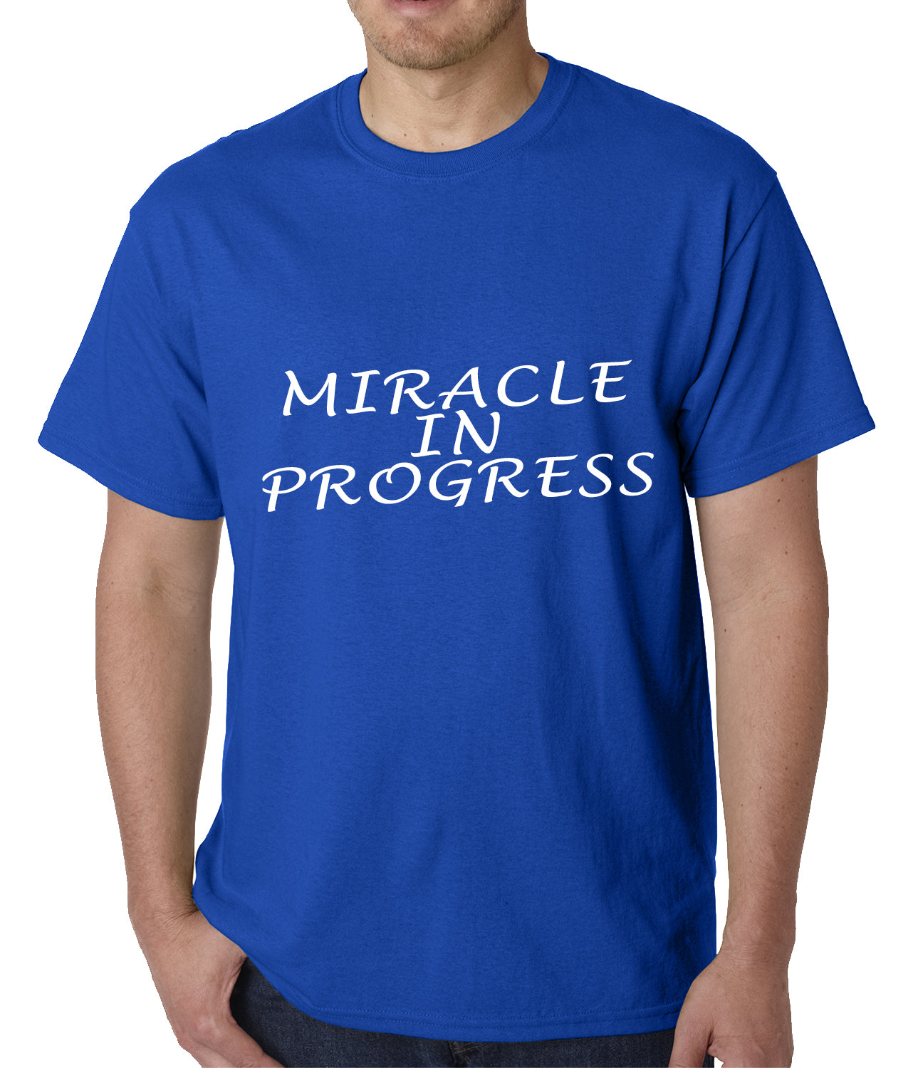 Miracle In Progress Mens T-shirt