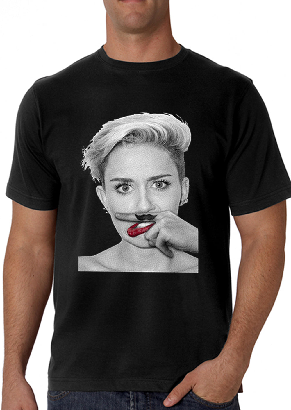 Mustache Funny Men's T-Shirt