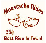 Mustache Rides Best Rides In Town T-Shirt