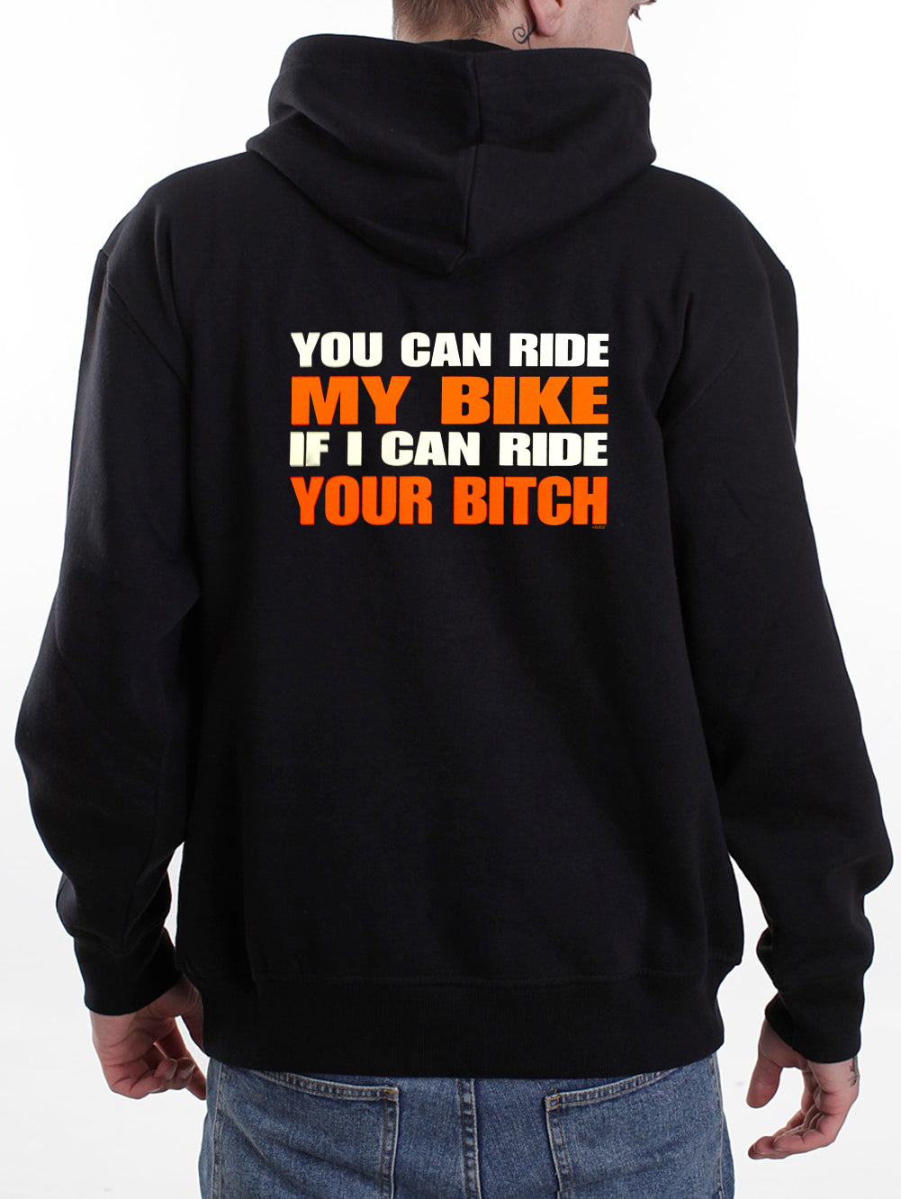 My Bike Your B*tch Adult Hoodie (Black)