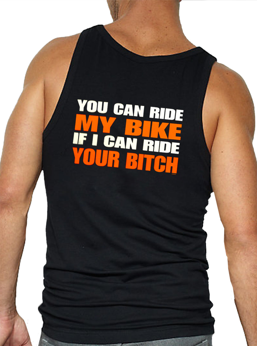 My Bike Your B*tch Mens Tank Top (Black)