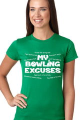 My Bowling Excuses Girls T-shirt