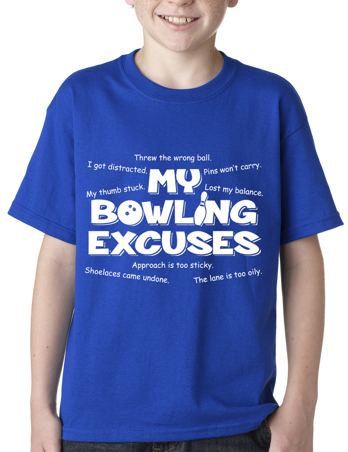 My Bowling Excuses Kids T-shirt