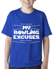 My Bowling Excuses Kids T-shirt
