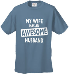 My Wife Has An Awesome Husband Men's T-Shirt