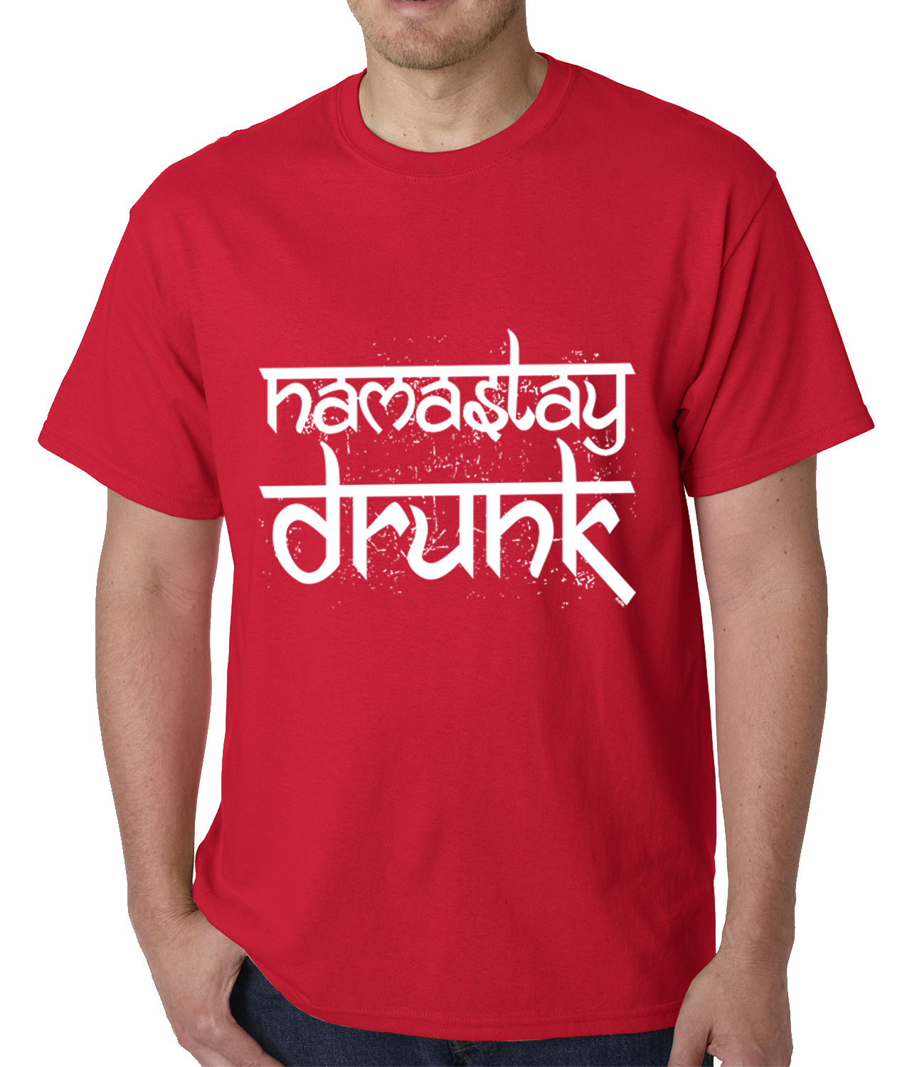 Namastay Drunk Funny Mens T-shirt