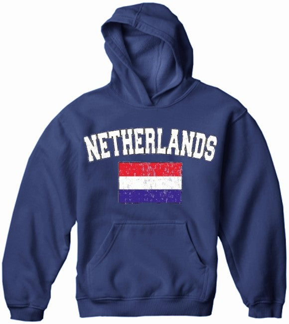 Netherlands Vintage Flag International Hoodie