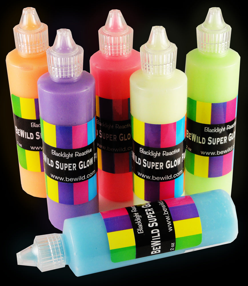 Next Generation SUPER Glow in the Dark (And Blacklight) Paint