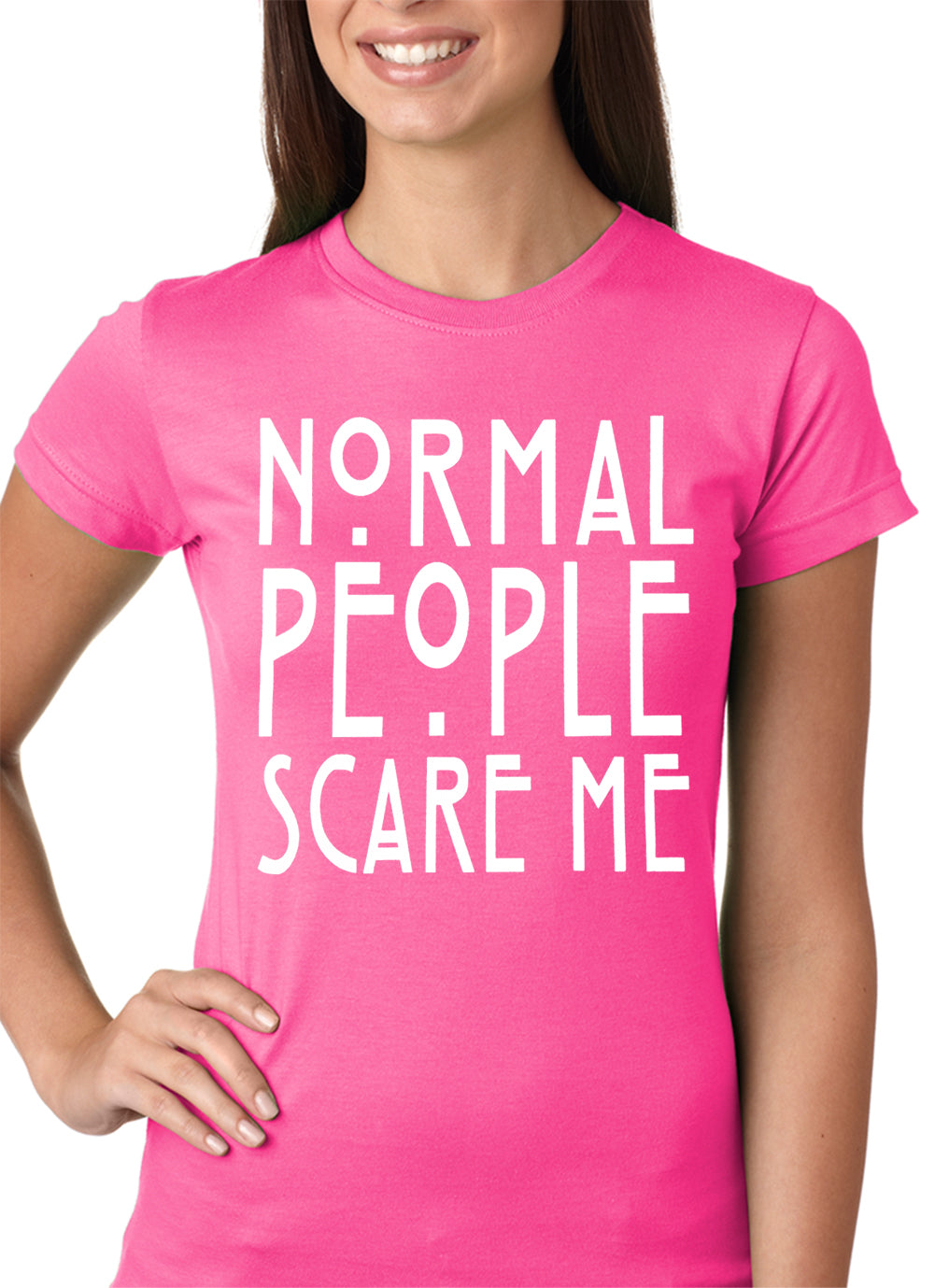 Normal People Scare Me Girls T-shirt