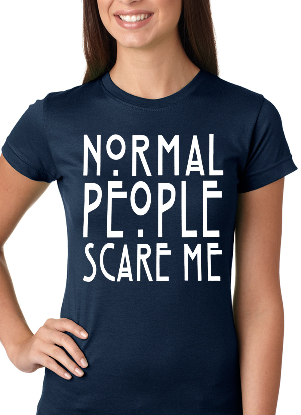 Normal People Scare Me Girls T-shirt