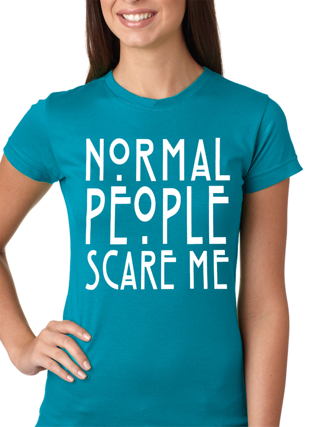 Normal People Scare Me Girls T-shirt