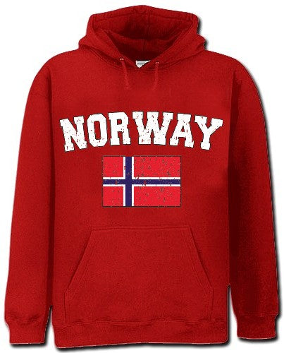 Norway Vintage Flag International Hoodie