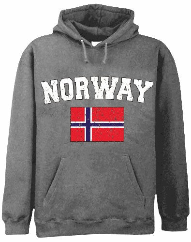 Norway Vintage Flag International Hoodie