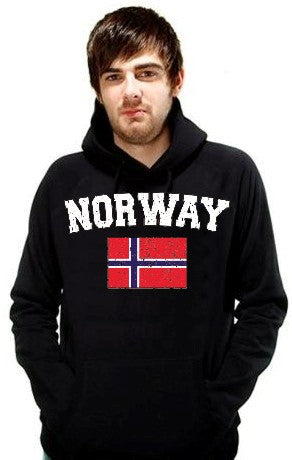 Norway Vintage Flag International Hoodie