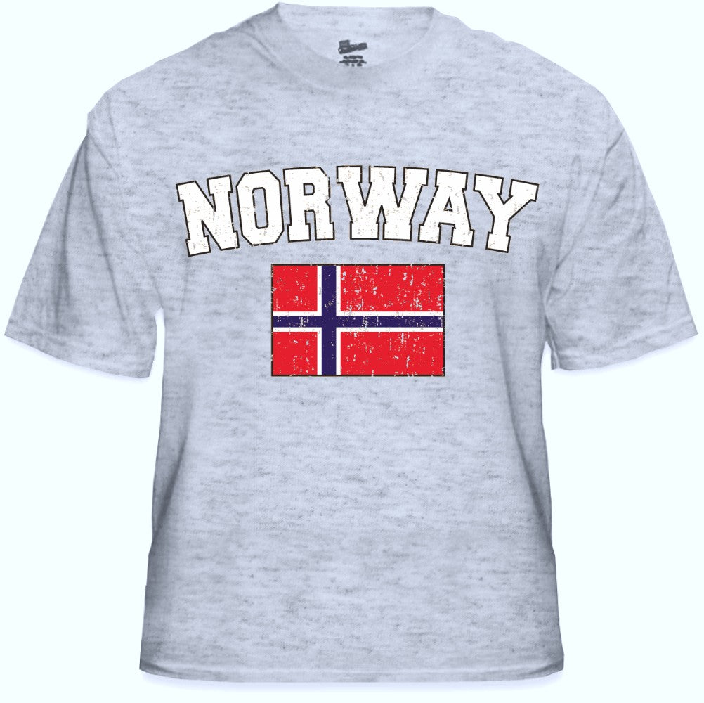Norway Vintage Flag International Mens T-Shirt