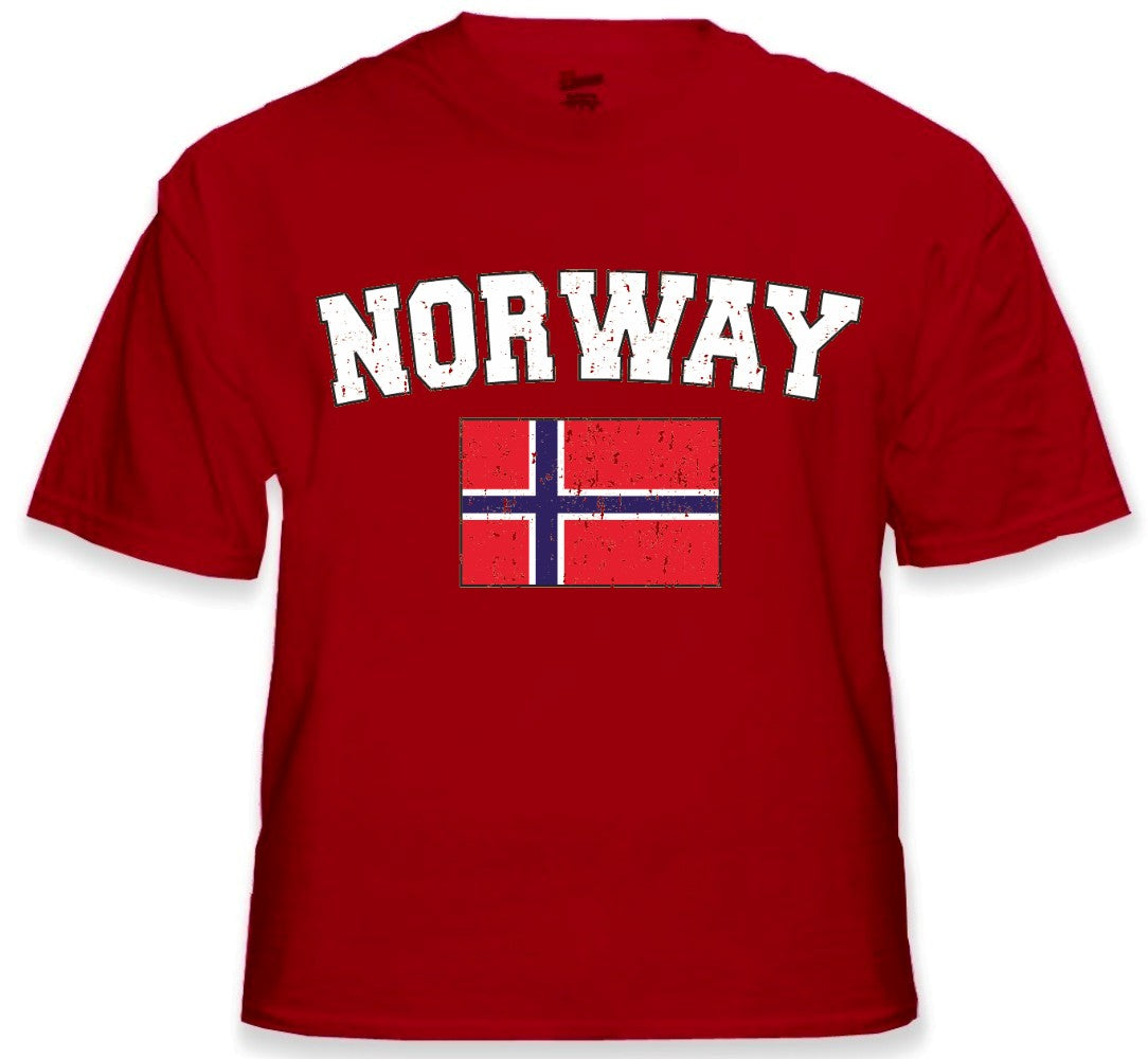 Norway Vintage Flag International Mens T-Shirt