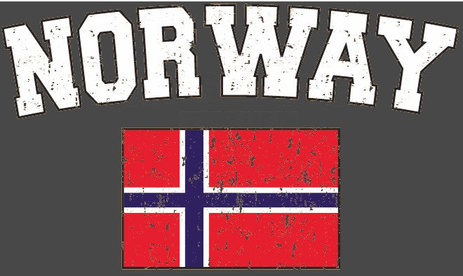 Norway Vintage Flag International Mens T-Shirt