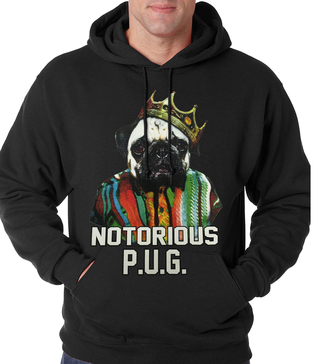Notorious Pug Life Adult Hoodie