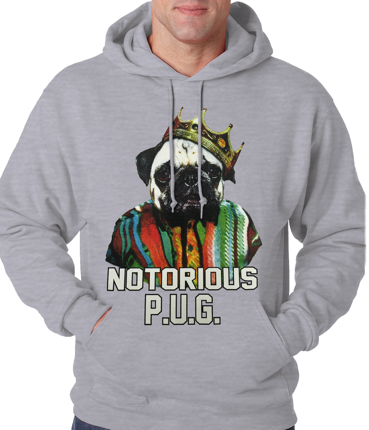 Notorious Pug Life Adult Hoodie
