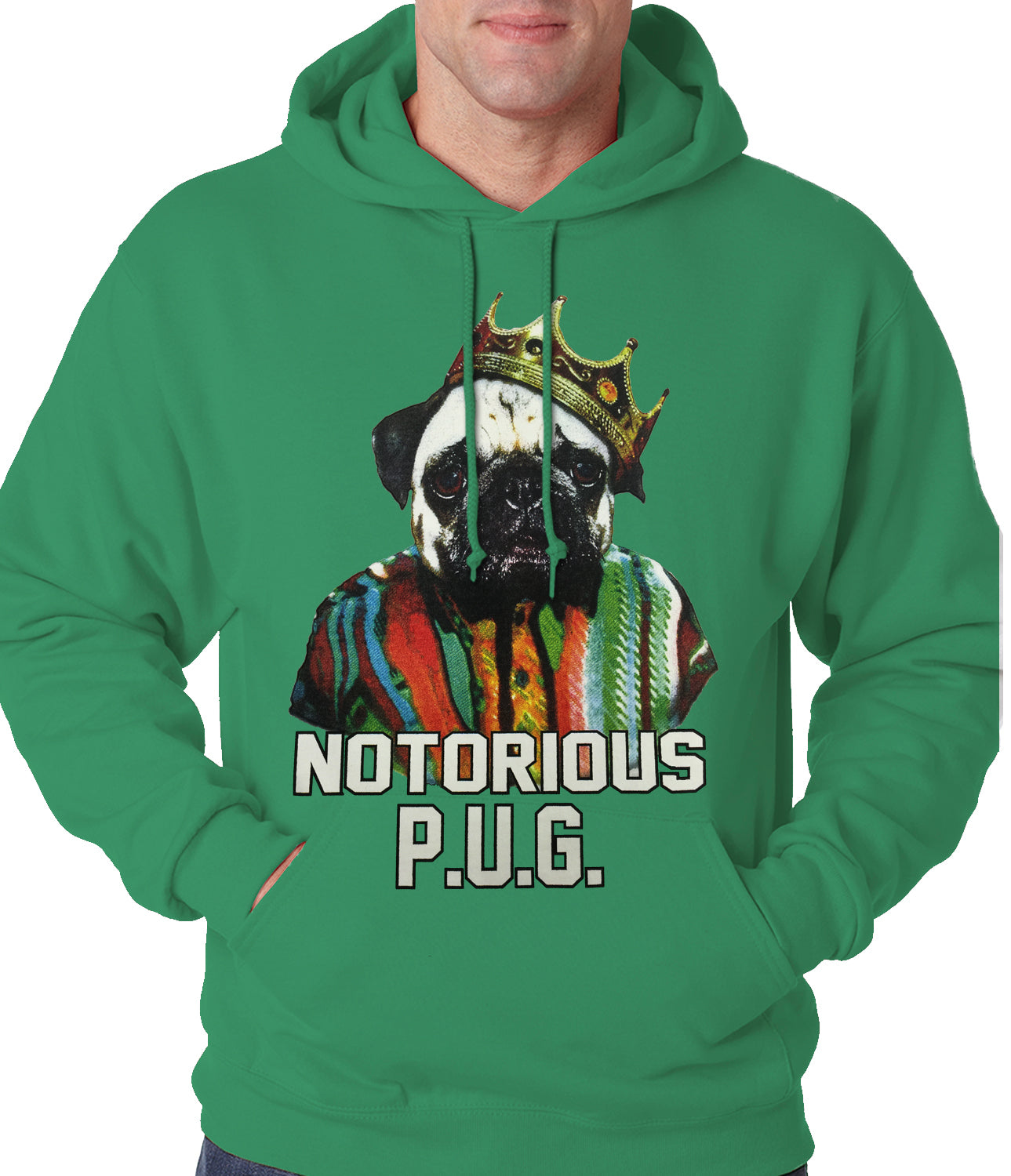 Notorious Pug Life Adult Hoodie