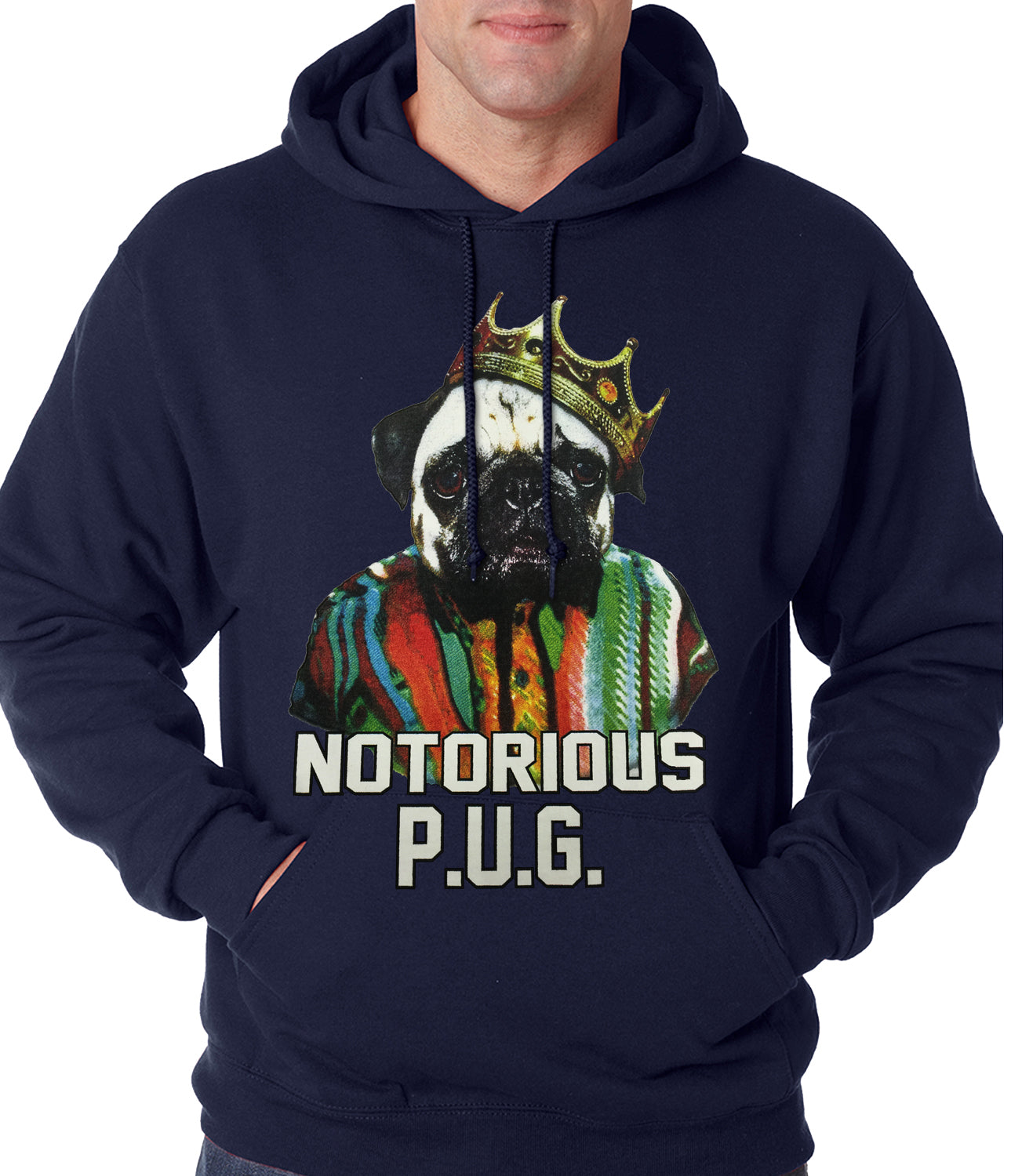 Notorious Pug Life Adult Hoodie