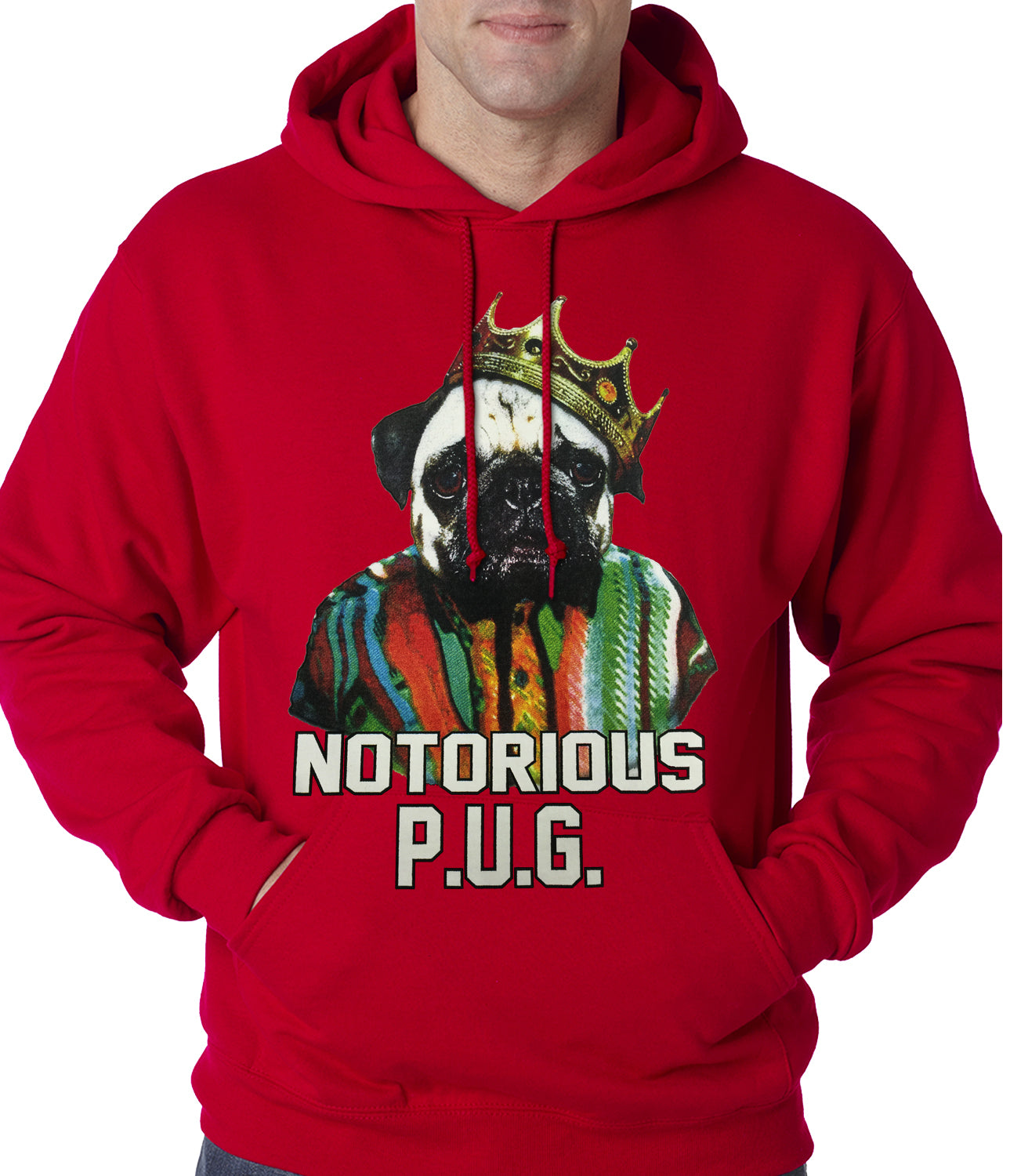 Notorious Pug Life Adult Hoodie