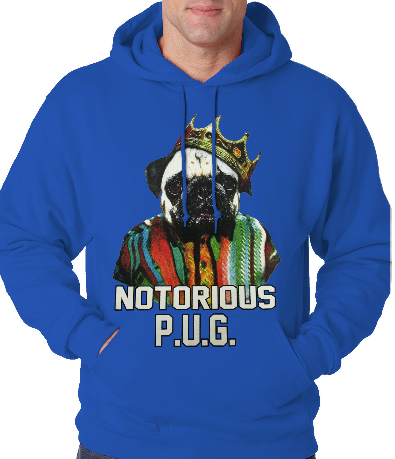Notorious Pug Life Adult Hoodie