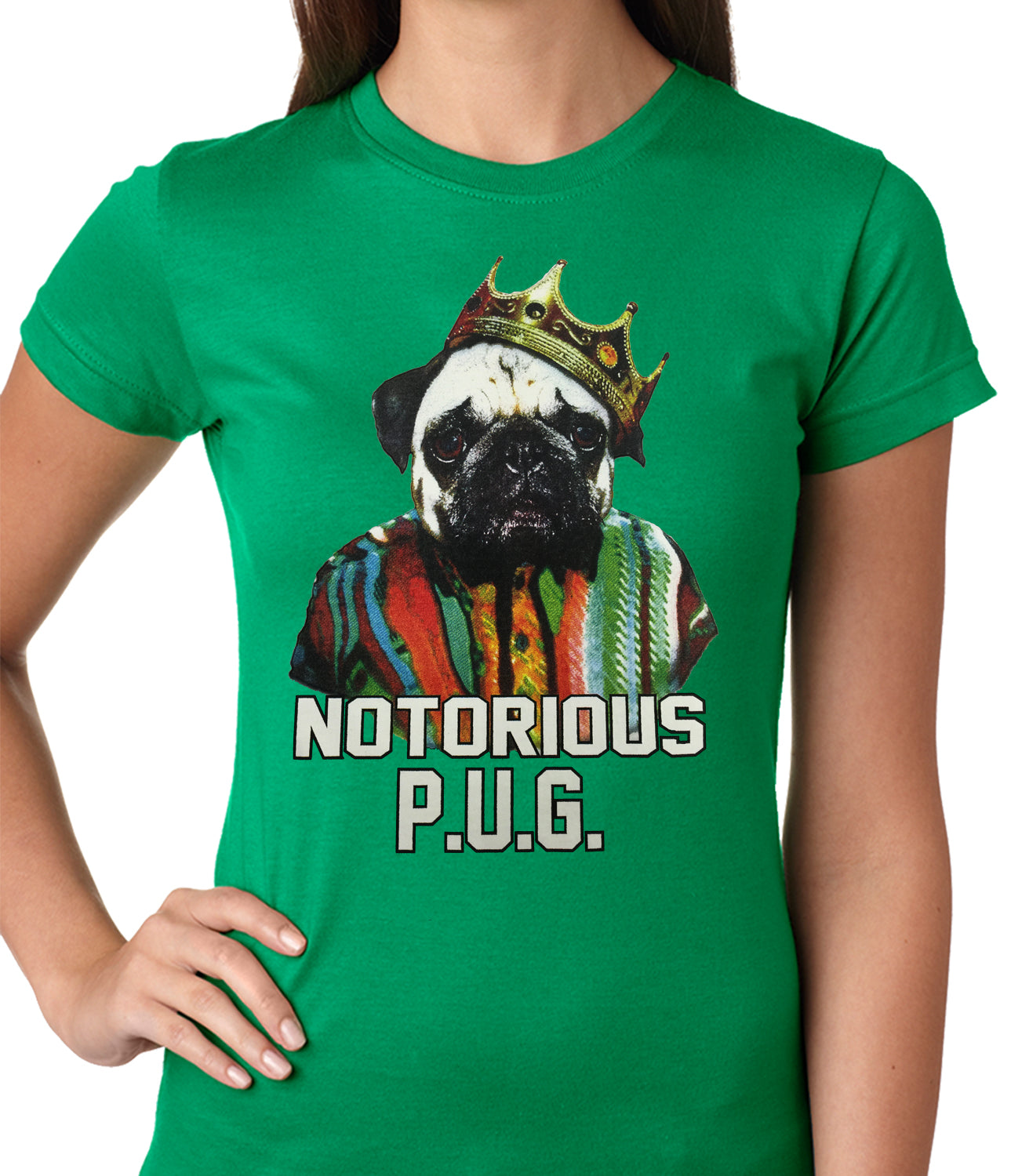 Notorious Pug Life Ladies T-shirt