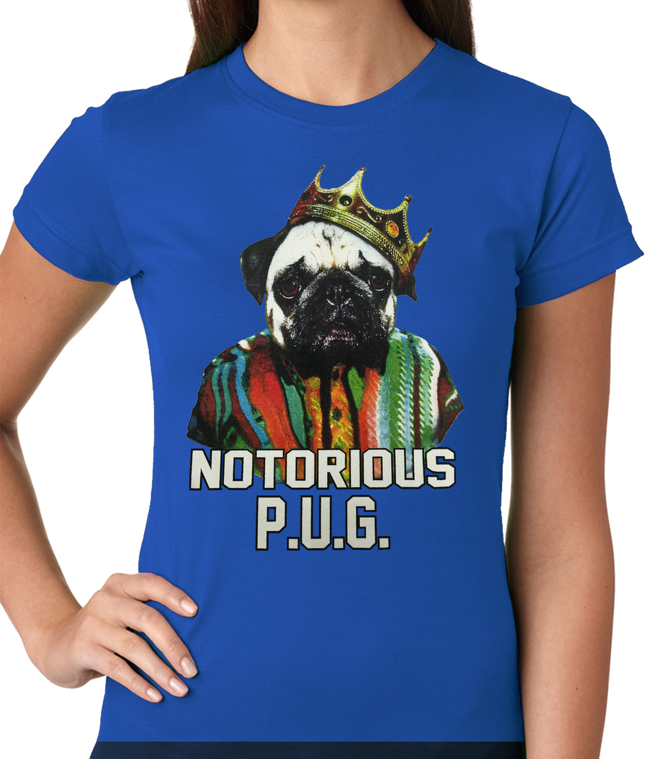Notorious Pug Life Ladies T-shirt